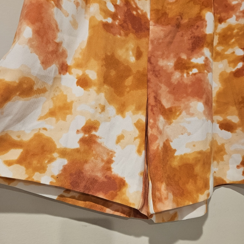 Ann Taylor Tie Dye Belted Shorts Size 8 - Picture 2 of 5